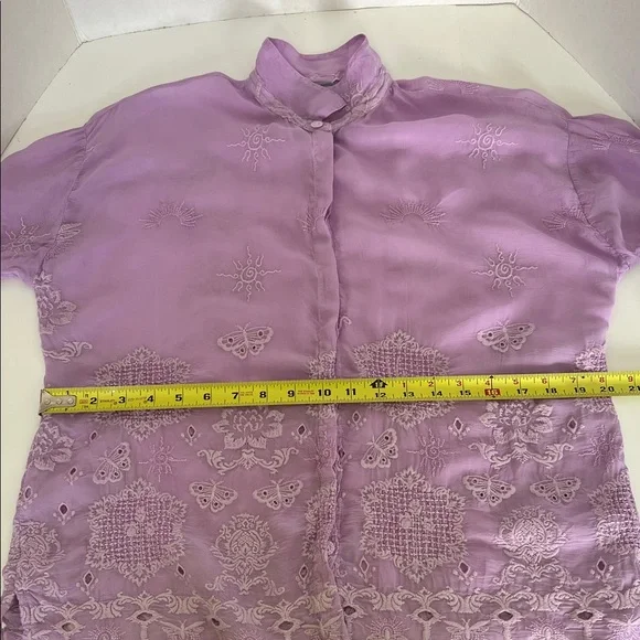 Johnny Was - Slim Audrey Embroidered Shirt - Picture 8 of 13